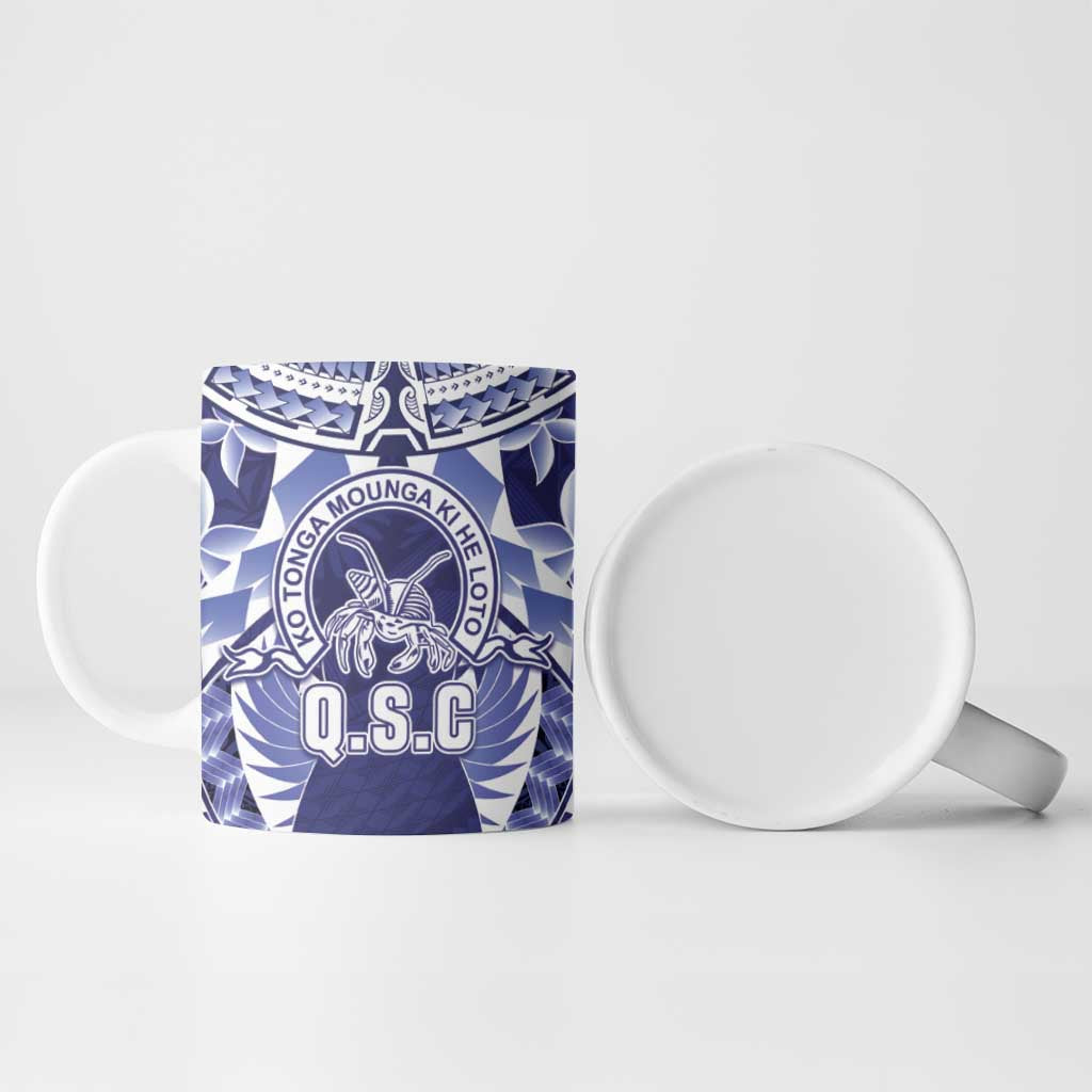 Personalised Tonga Queen Salote College Ceramic Mug Centenary Navy Version LT05 - Polynesian Pride