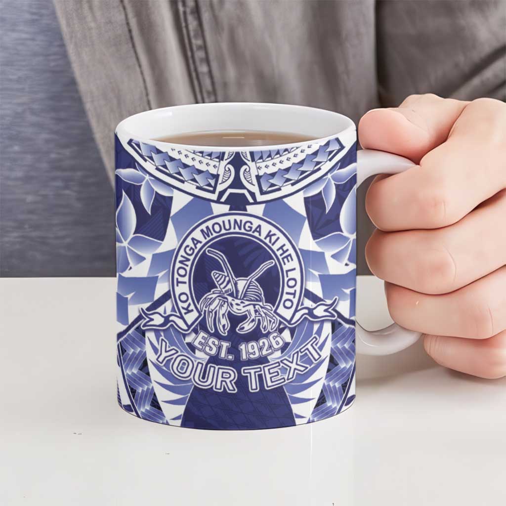 Personalised Tonga Queen Salote College Ceramic Mug Centenary Navy Version LT05 - Polynesian Pride