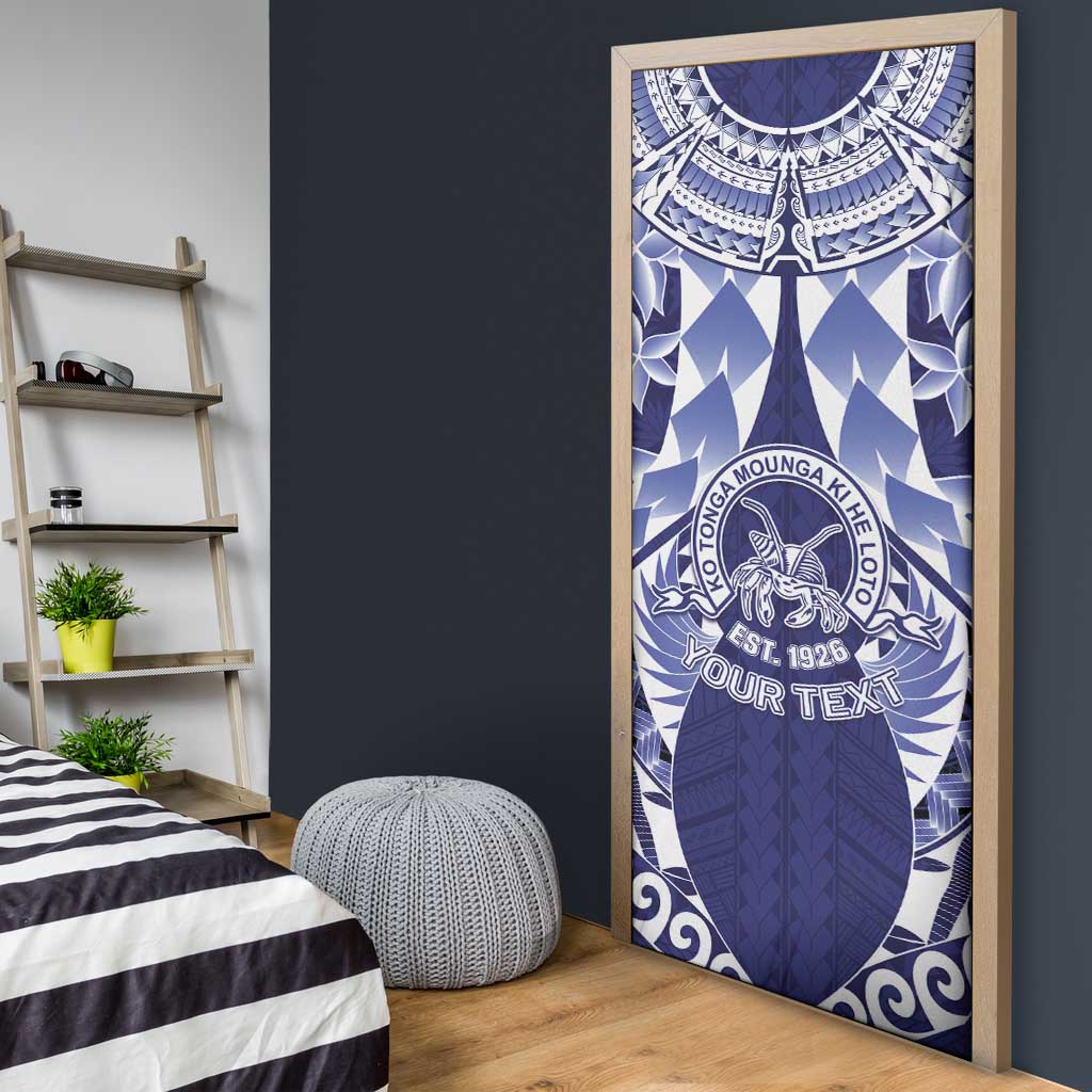 Personalised Tonga Queen Salote College Door Cover Centenary Navy Version LT05 - Polynesian Pride
