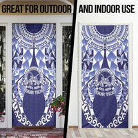 Personalised Tonga Queen Salote College Door Cover Centenary Navy Version LT05 - Polynesian Pride