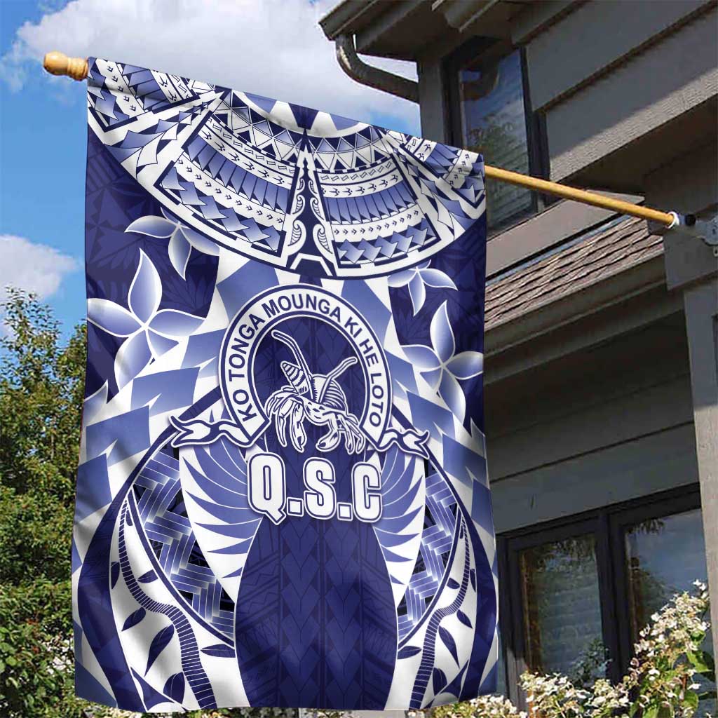 Tonga Queen Salote College Garden Flag Centenary Navy Version LT05 - Polynesian Pride