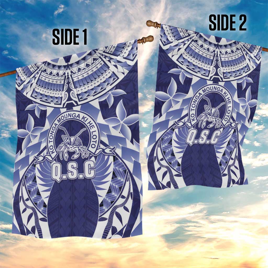Tonga Queen Salote College Garden Flag Centenary Navy Version LT05 - Polynesian Pride