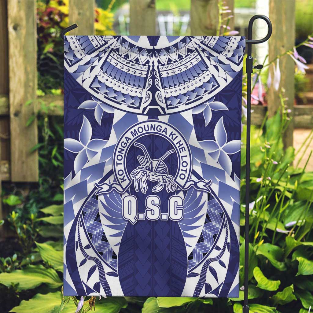 Tonga Queen Salote College Garden Flag Centenary Navy Version LT05 Garden Flag Navy - Polynesian Pride