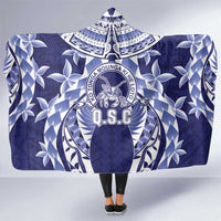 Tonga Queen Salote College Hooded Blanket Centenary Navy Version LT05 One Size Navy - Polynesian Pride