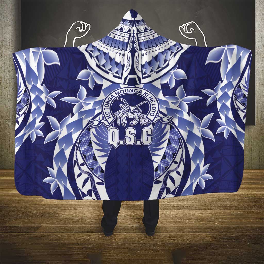 Tonga Queen Salote College Hooded Blanket Centenary Navy Version LT05 - Polynesian Pride