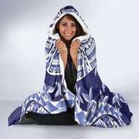 Tonga Queen Salote College Hooded Blanket Centenary Navy Version LT05 - Polynesian Pride