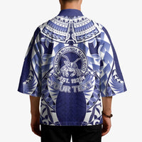 Personalised Tonga Queen Salote College Kimono Centenary Navy Version LT05 - Polynesian Pride