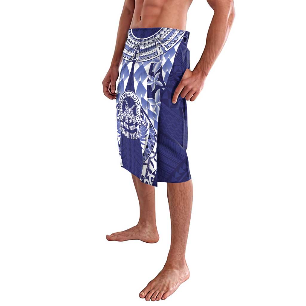 Personalised Tonga Queen Salote College Lavalava Centenary Navy Version LT05 - Polynesian Pride