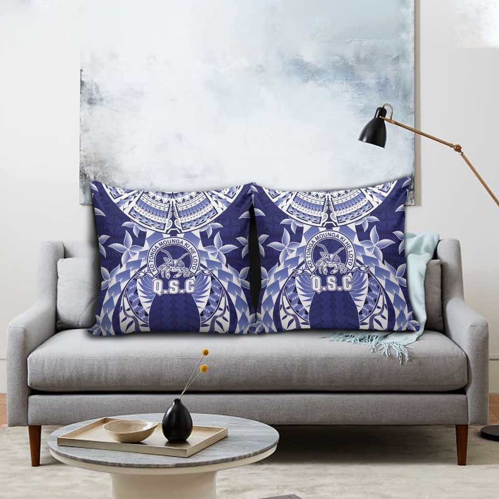 Tonga Queen Salote College Pillow Cover Centenary Navy Version