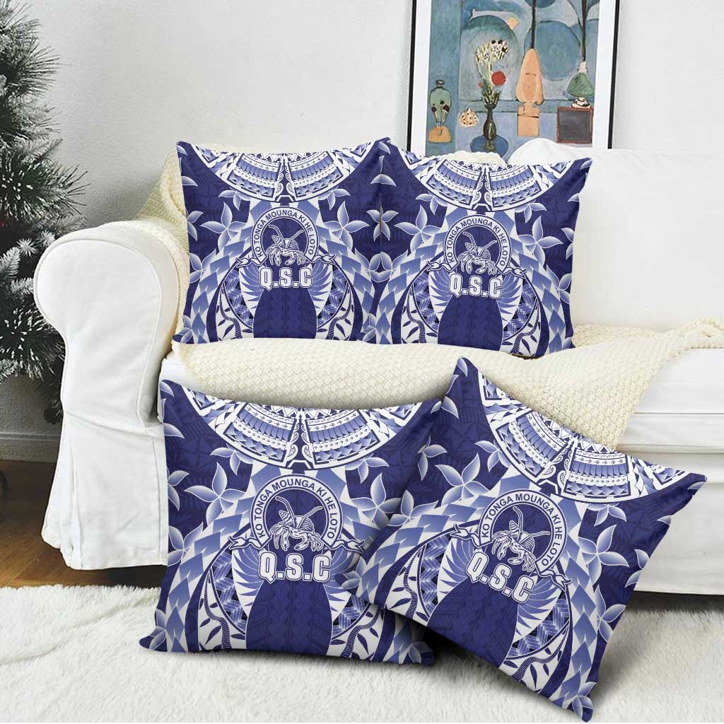 Tonga Queen Salote College Pillow Cover Centenary Navy Version