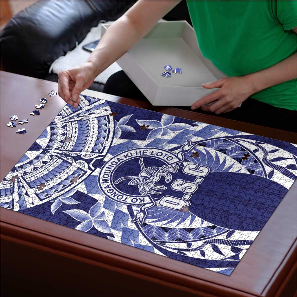 Tonga Queen Salote College Puzzle Centenary Navy Version LT05 - Polynesian Pride