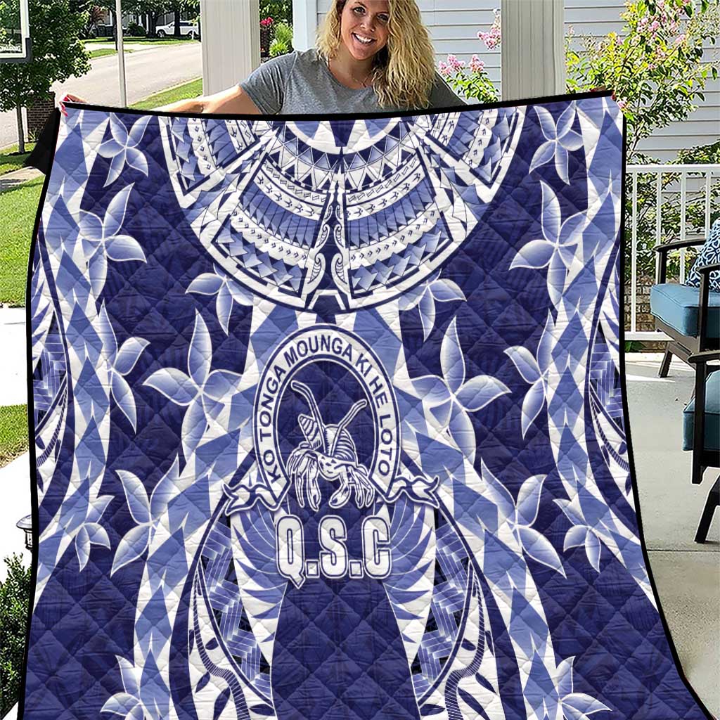 Tonga Queen Salote College Quilt Centenary Navy Version LT05 Navy - Polynesian Pride