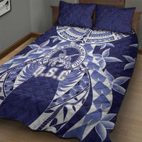 Tonga Queen Salote College Quilt Bed Set Centenary Navy Version LT05 - Polynesian Pride