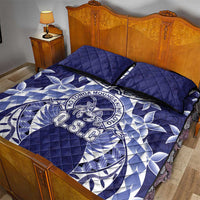 Tonga Queen Salote College Quilt Bed Set Centenary Navy Version LT05 - Polynesian Pride