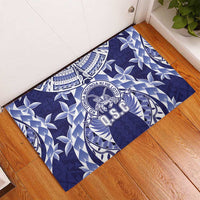 Tonga Queen Salote College Rubber Doormat Centenary Navy Version LT05 - Polynesian Pride