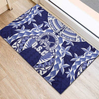 Tonga Queen Salote College Rubber Doormat Centenary Navy Version LT05 - Polynesian Pride