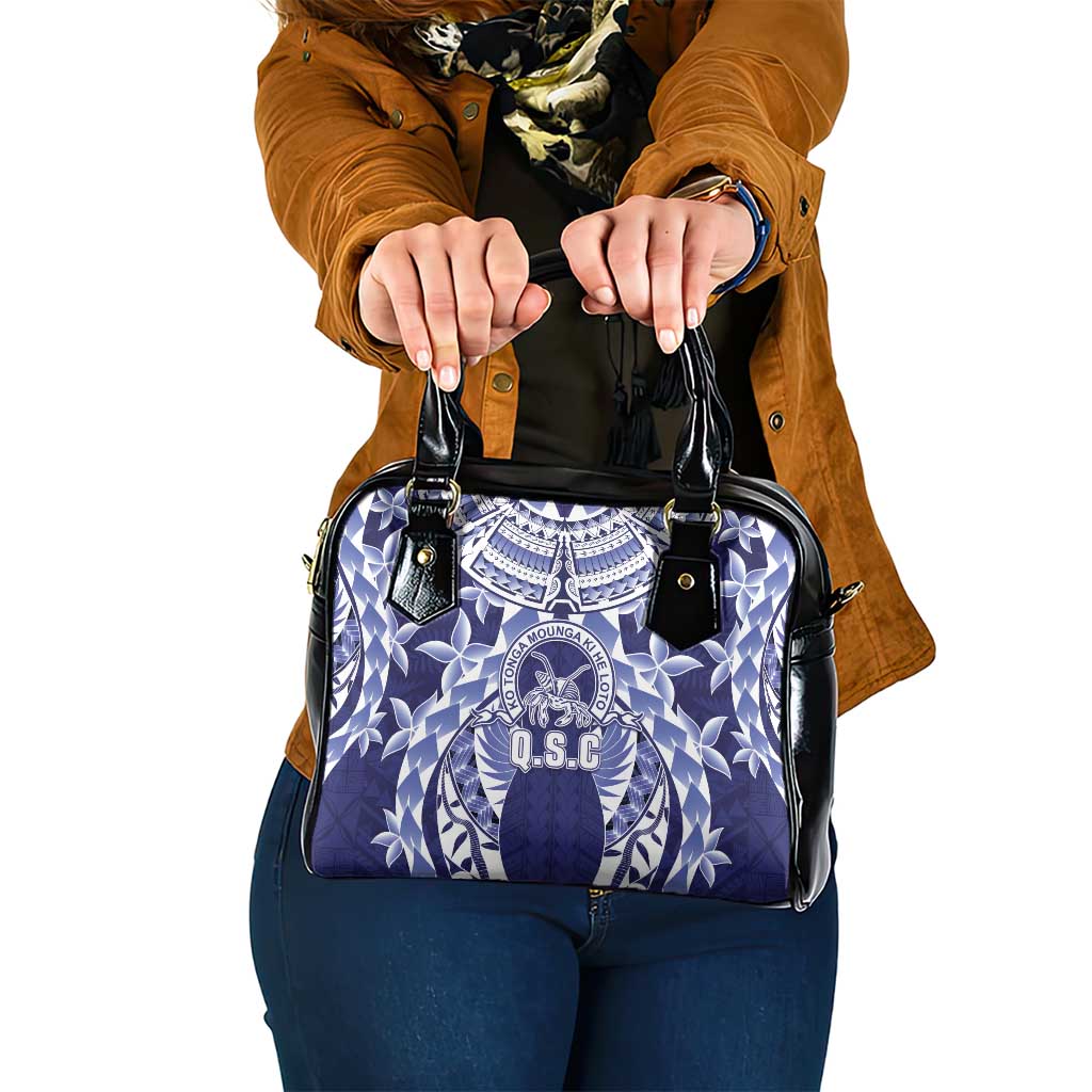 Tonga Queen Salote College Shoulder Handbag Centenary Navy Version LT05 One Size Navy - Polynesian Pride