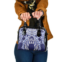 Tonga Queen Salote College Shoulder Handbag Centenary Navy Version LT05 One Size Navy - Polynesian Pride