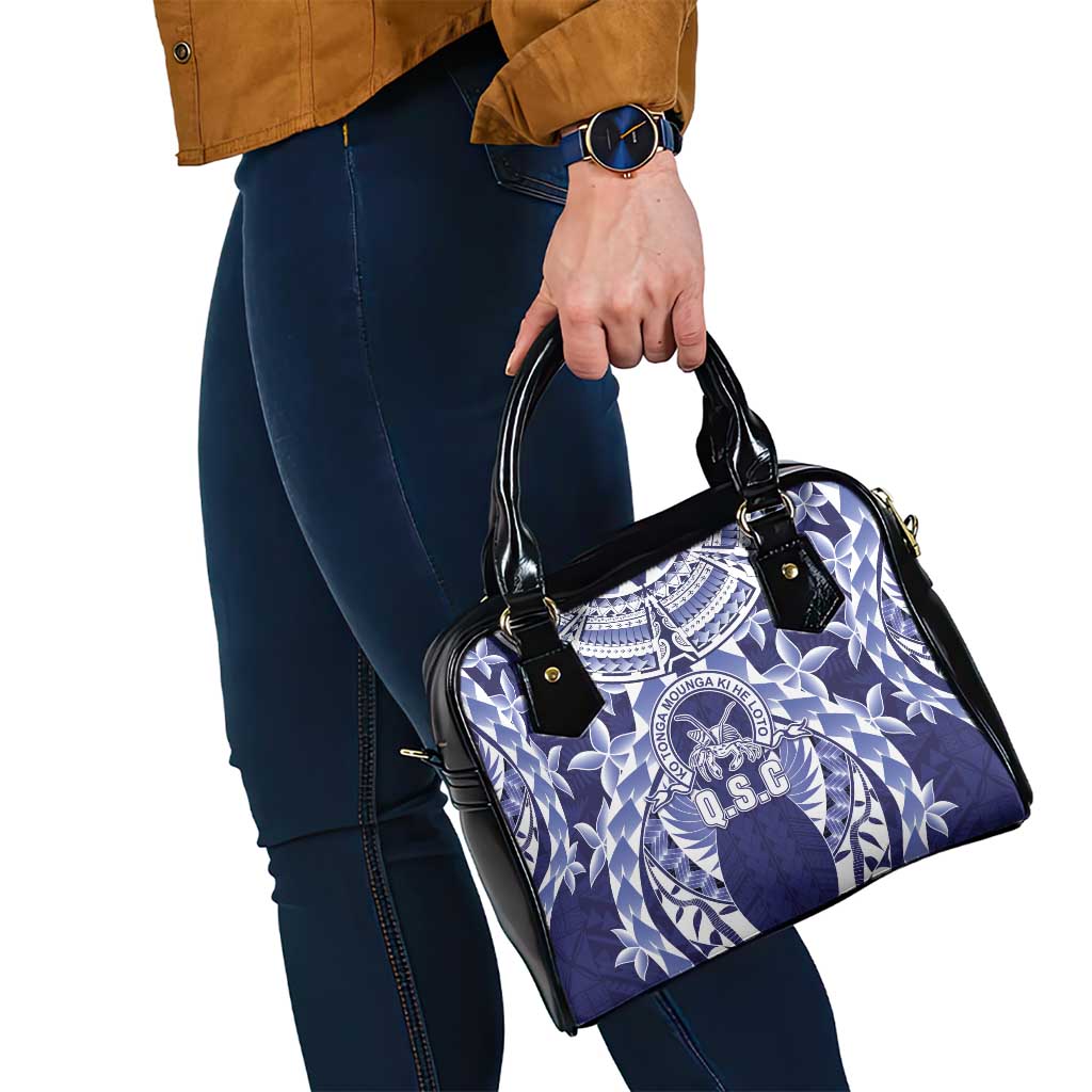 Tonga Queen Salote College Shoulder Handbag Centenary Navy Version LT05 - Polynesian Pride