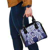 Tonga Queen Salote College Shoulder Handbag Centenary Navy Version LT05 - Polynesian Pride