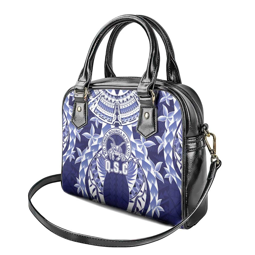 Tonga Queen Salote College Shoulder Handbag Centenary Navy Version LT05 - Polynesian Pride