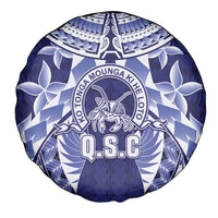 Tonga Queen Salote College Spare Tire Cover Centenary Navy Version LT05 - Polynesian Pride