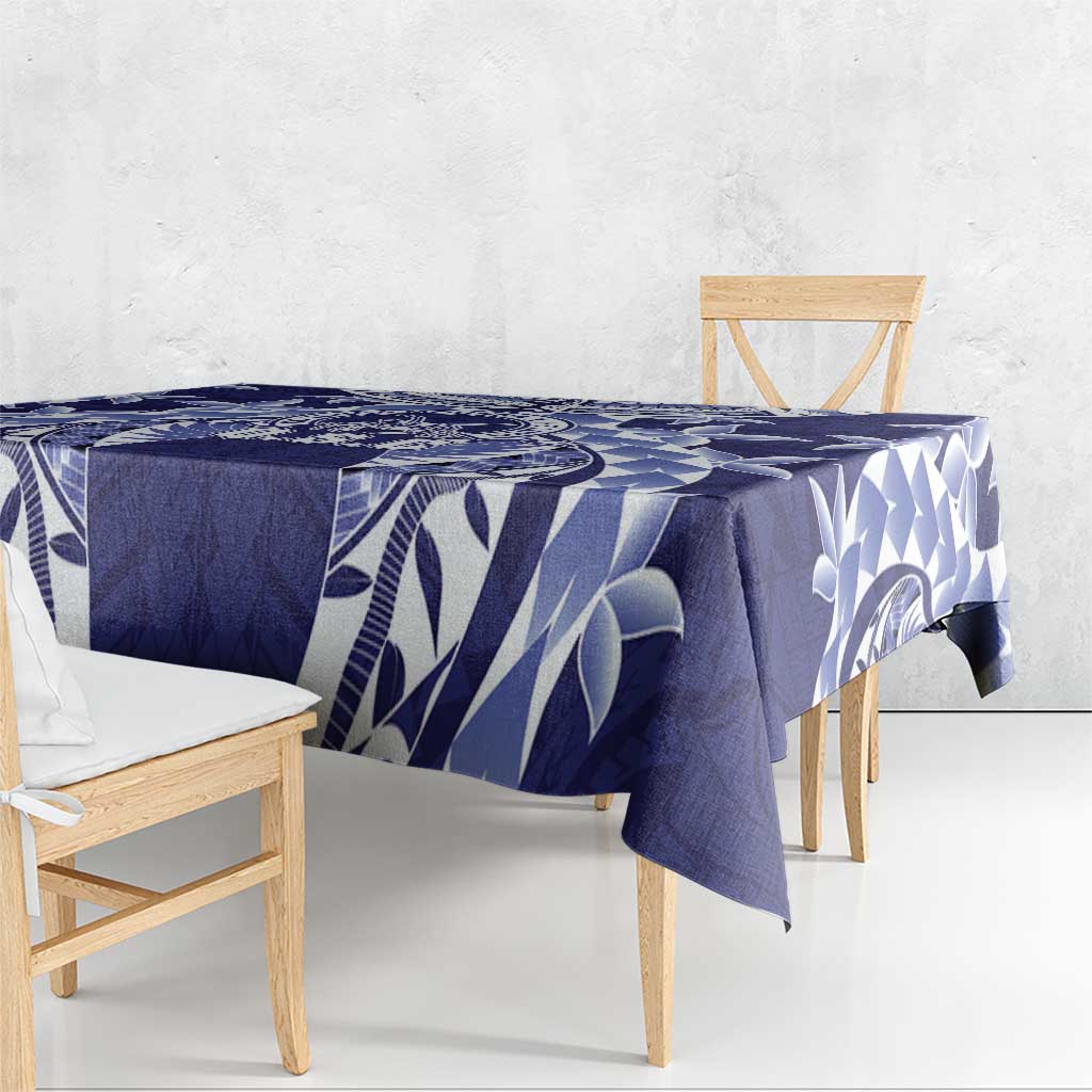 Tonga Queen Salote College Tablecloth Centenary Navy Version LT05 - Polynesian Pride