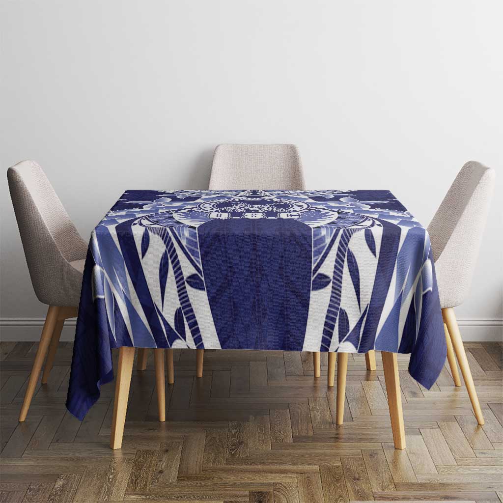 Tonga Queen Salote College Tablecloth Centenary Navy Version LT05 - Polynesian Pride