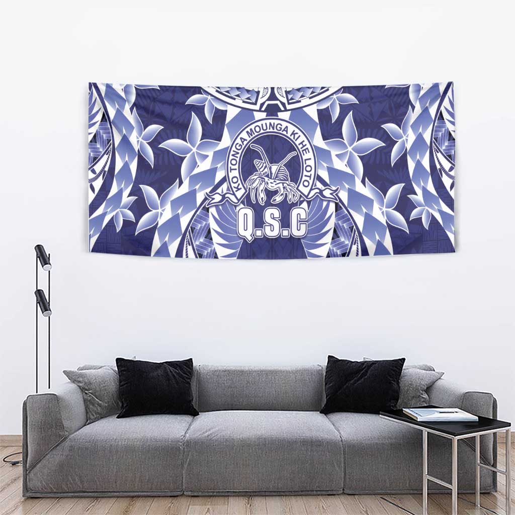 Tonga Queen Salote College Tapestry Centenary Navy Version LT05 - Polynesian Pride