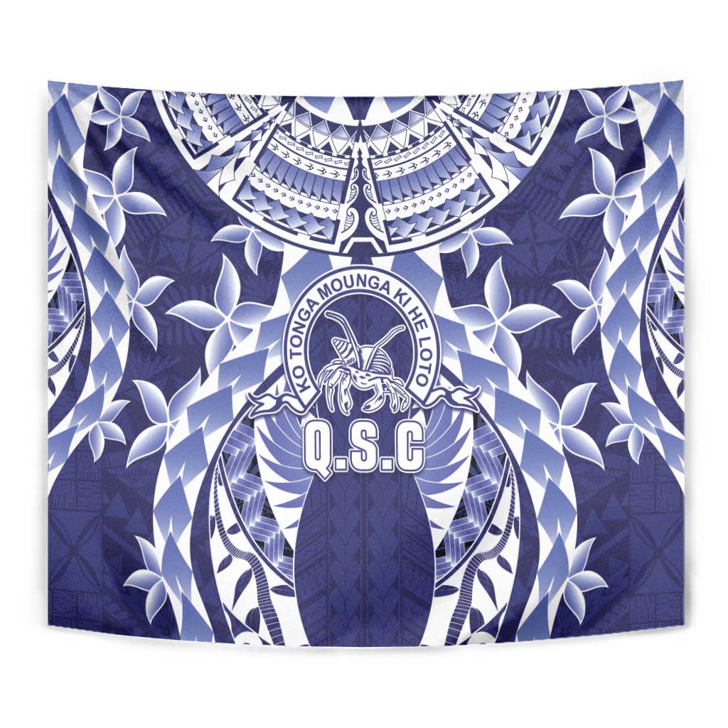 Tonga Queen Salote College Tapestry Centenary Navy Version LT05 - Polynesian Pride