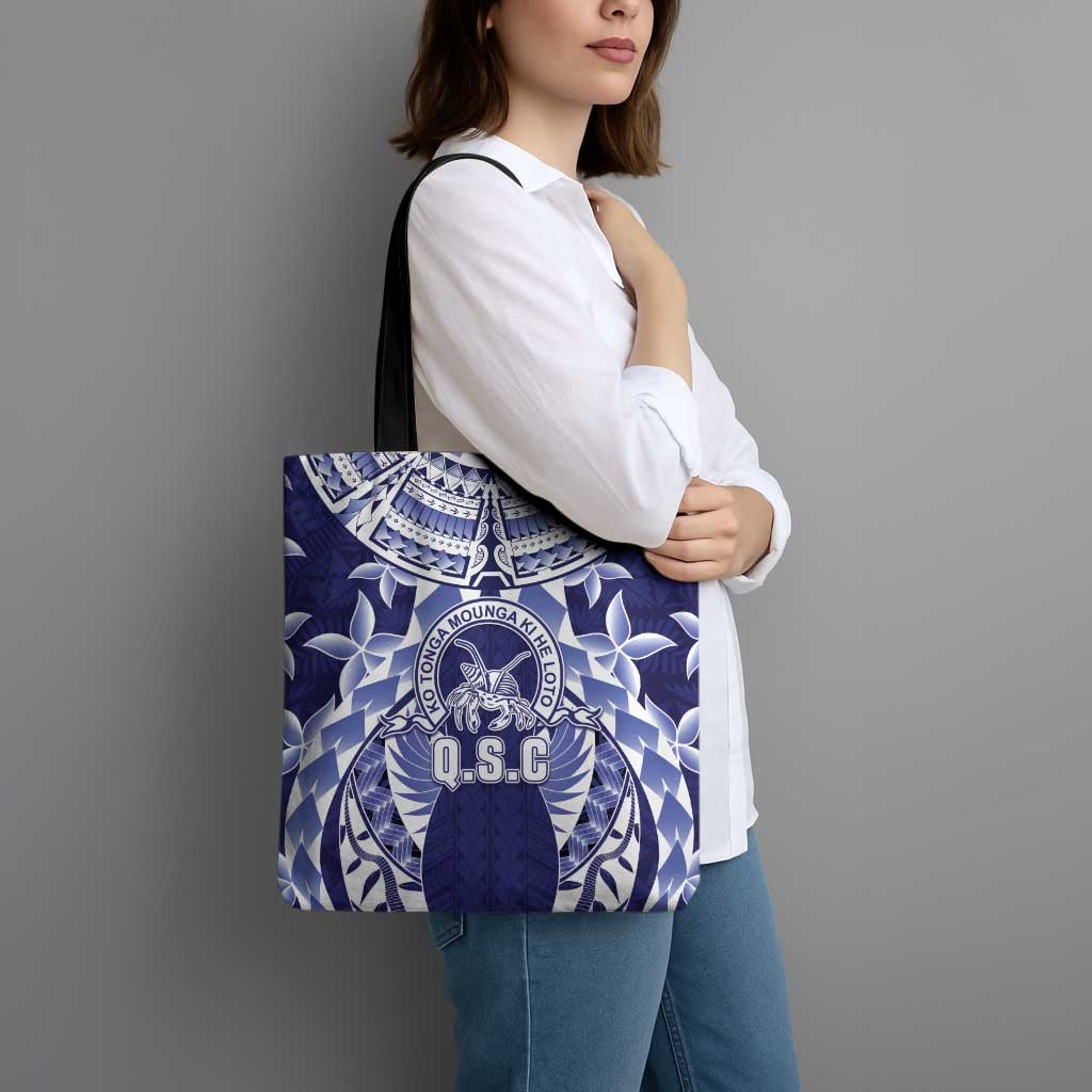 Tonga Queen Salote College Tote Bag Centenary Navy Version LT05 - Polynesian Pride