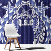 Tonga Queen Salote College Window Curtain Centenary Navy Version LT05 - Polynesian Pride