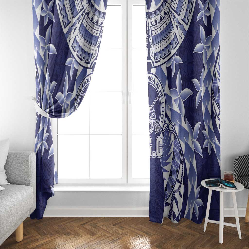 Tonga Queen Salote College Window Curtain Centenary Navy Version LT05 - Polynesian Pride