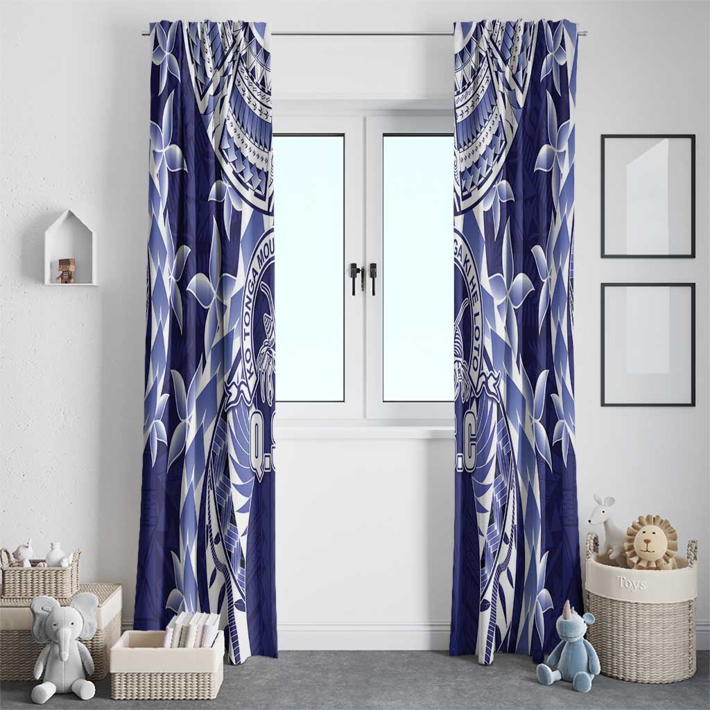 Tonga Queen Salote College Window Curtain Centenary Navy Version LT05 - Polynesian Pride