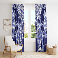 Tonga Queen Salote College Window Curtain Centenary Navy Version LT05 - Polynesian Pride