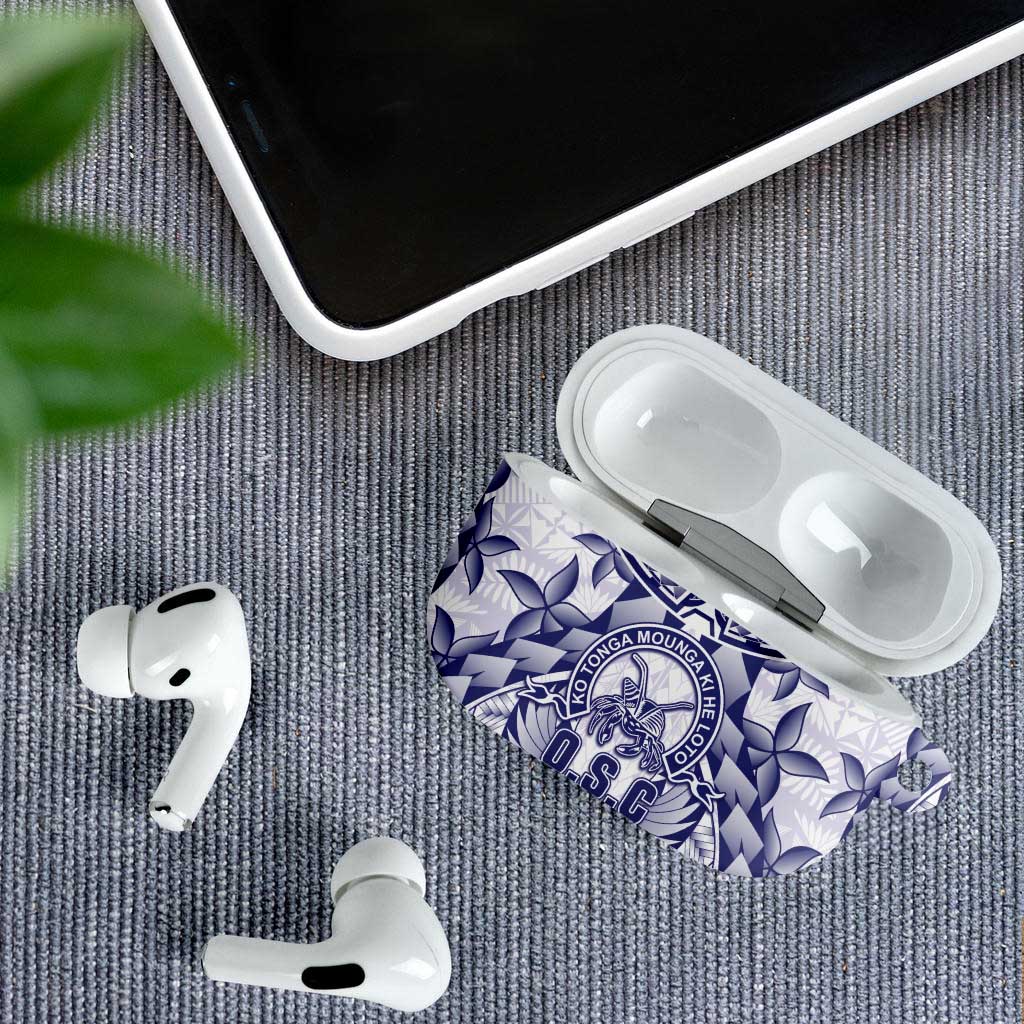 Tonga Queen Salote College AirPods Case Centenary White Version LT05 - Polynesian Pride