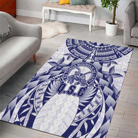 Tonga Queen Salote College Area Rug Centenary White Version