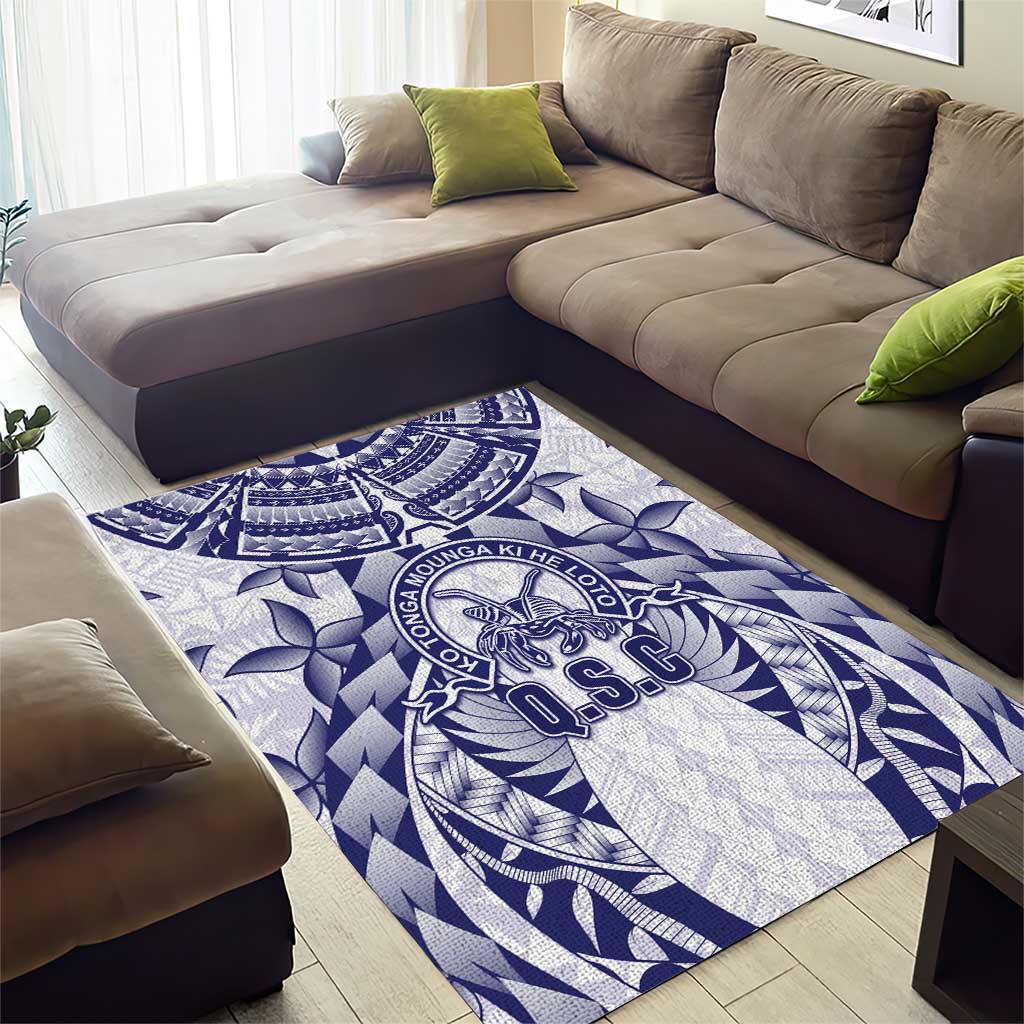 Tonga Queen Salote College Area Rug Centenary White Version