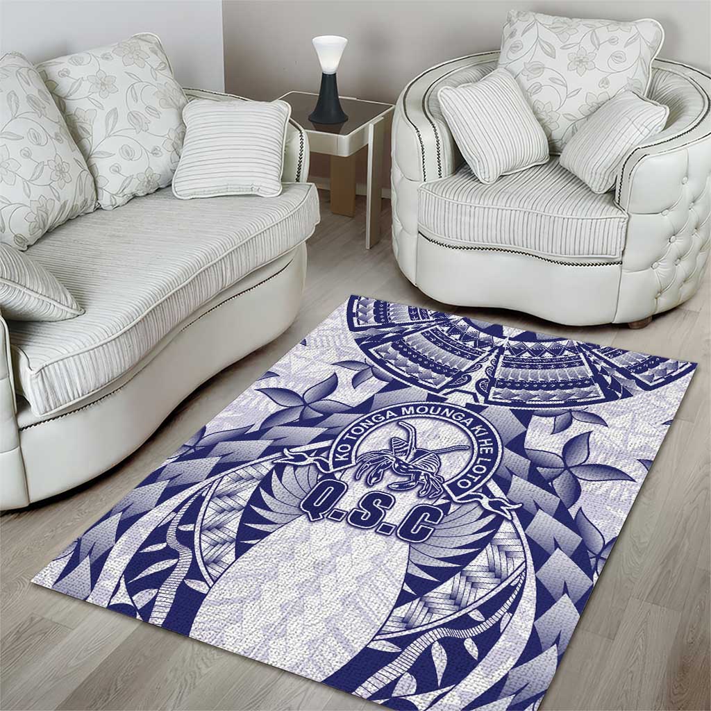 Tonga Queen Salote College Area Rug Centenary White Version