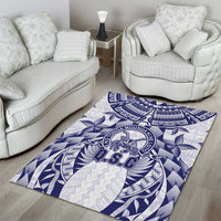 Tonga Queen Salote College Area Rug Centenary White Version