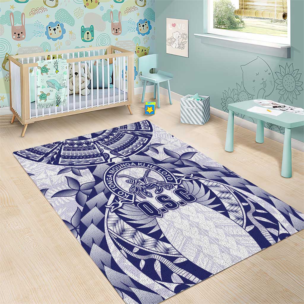 Tonga Queen Salote College Area Rug Centenary White Version