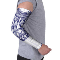 Personalised Tonga Queen Salote College Arm Sleeves Centenary White Version LT05 - Polynesian Pride
