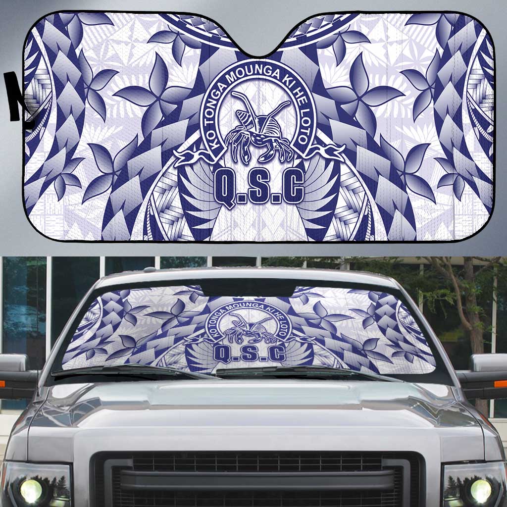 Tonga Queen Salote College Auto Sun Shade Centenary White Version LT05 White - Polynesian Pride