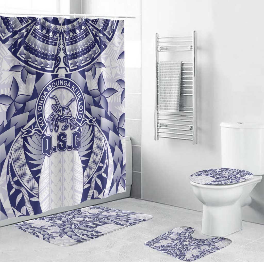 Tonga Queen Salote College Bathroom Set Centenary White Version LT05 Bathroom Set (4 pcs) White - Polynesian Pride