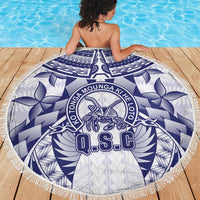 Tonga Queen Salote College Beach Blanket Centenary White Version LT05 - Polynesian Pride