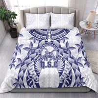Tonga Queen Salote College Bedding Set Centenary White Version LT05 - Polynesian Pride