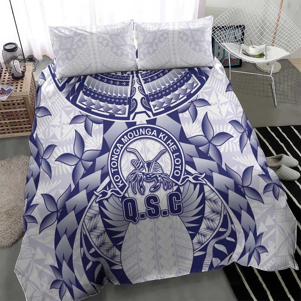 Tonga Queen Salote College Bedding Set Centenary White Version LT05 - Polynesian Pride