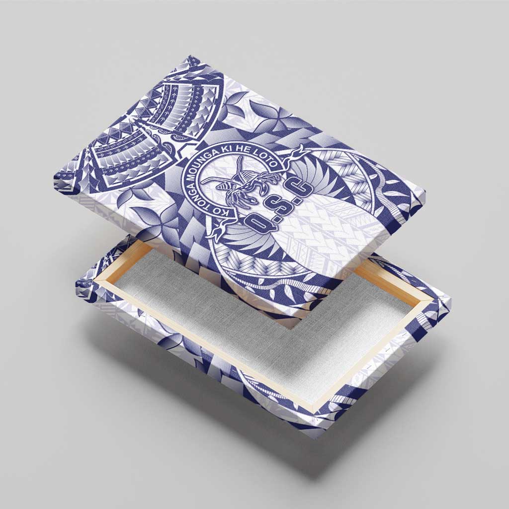 Tonga Queen Salote College Canvas Wall Art Centenary White Version LT05 - Polynesian Pride