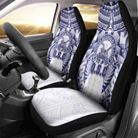 Tonga Queen Salote College Car Seat Cover Centenary White Version LT05 - Polynesian Pride