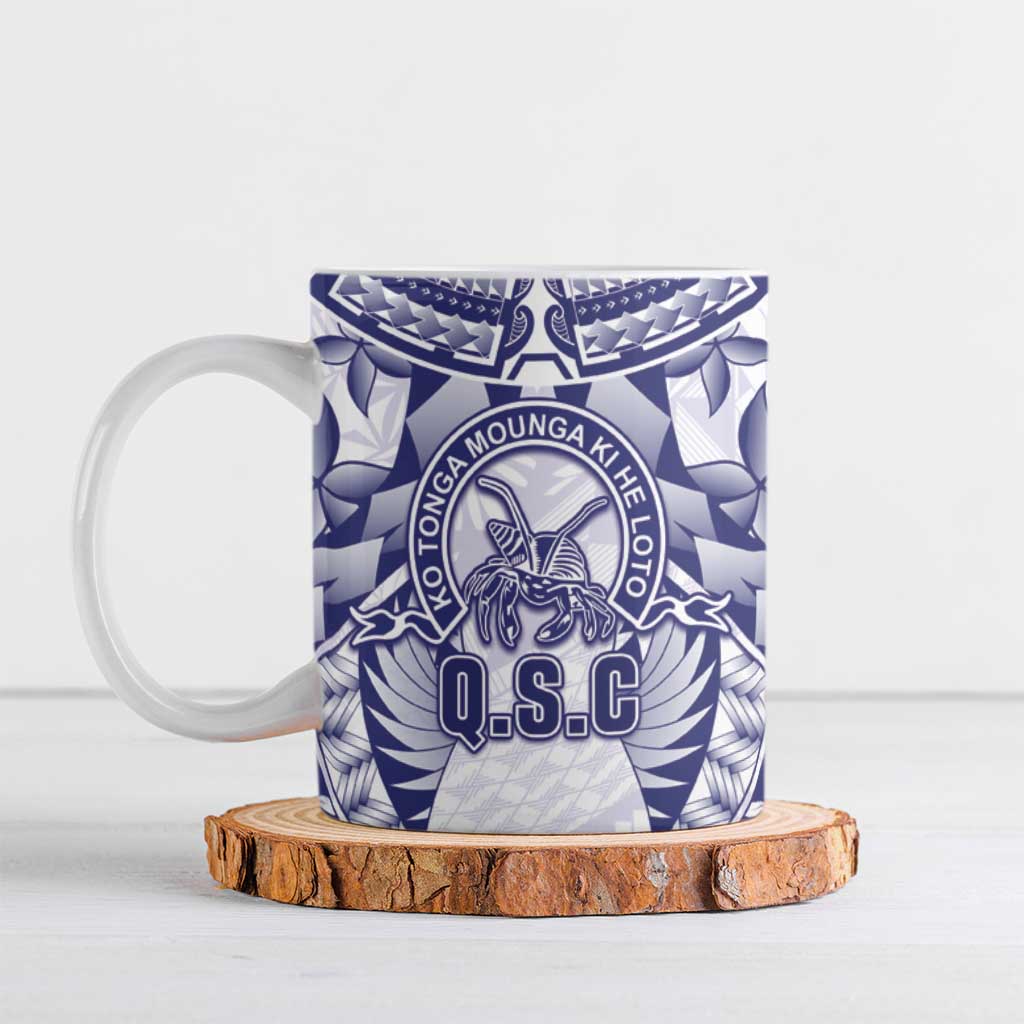 Personalised Tonga Queen Salote College Ceramic Mug Centenary White Version LT05 White - Polynesian Pride